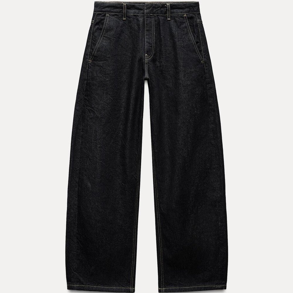 Zara Dark Denim Pants and Vest Set - Picture 2 of 13